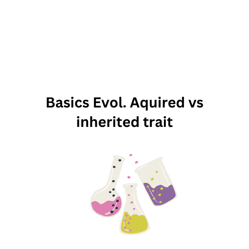 Basics Evol. Aquired vs inherited trait